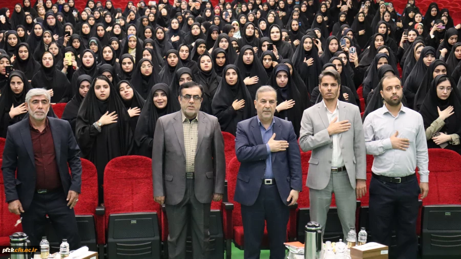 برگزاری آیین استقبال از نو دانشجو معلمان پردیس فاطمه الزهرا (س) اهواز 