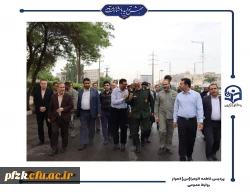 حضور کارکنان و دانشجو معلمان پردیس حضرت فاطمه الزهرا(س) اهواز در راهپیمایی ۱۳ آبان