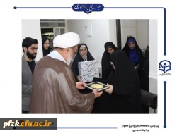 دیدار دانشجویان پردیس حضرت فاطمه الزهرا(س) اهواز با خانواده شهید