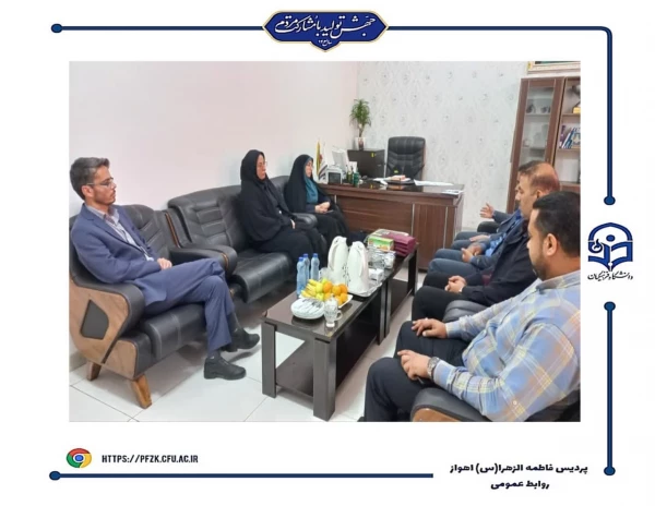 حضور رئیس کمیته امداد شرق اهواز در پردیس حضرت فاطمه الزهرا(س) اهواز