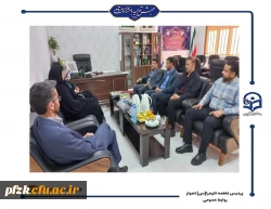 حضور رئیس کمیته امداد شرق اهواز در پردیس حضرت فاطمه الزهرا(س) اهواز