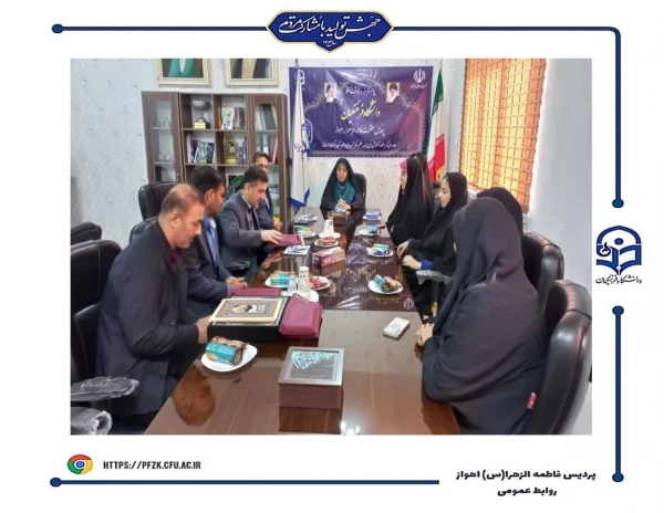 حضور رئیس کمیته امداد شرق اهواز در پردیس حضرت فاطمه الزهرا(س) اهواز