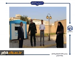بازدید مدیر کل حفظ آثار و نشر ارزش های دفاع مقدس خوزستان از پروژه یادمان شهید گمنام در پردیس حضرت فاطمه الزهرا(س) اهواز