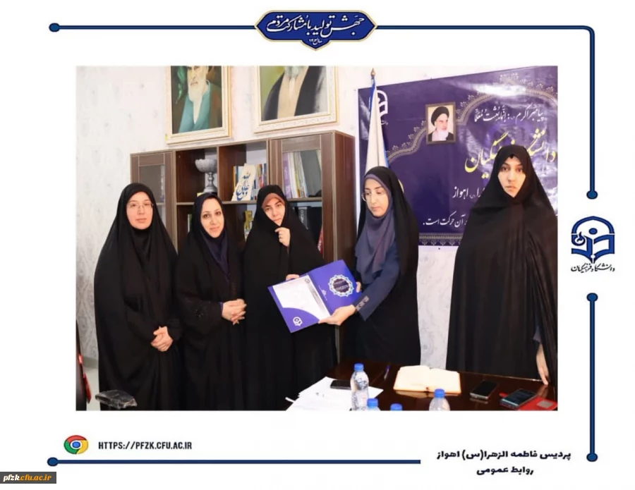 برگزاری جلسه ی عفاف و حجاب در  پردیس حضرت فاطمه الزهرا(س) اهواز