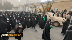 گزارش تصویری از مراسم تشییع شهید گمنام در پردیس حضرت فاطمه الزهرا(س) اهواز