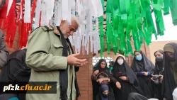 گزارش تصویری از مراسم تشییع شهید گمنام در پردیس حضرت فاطمه الزهرا(س) اهواز