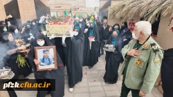 گزارش تصویری از مراسم تشییع شهید گمنام در پردیس حضرت فاطمه الزهرا(س) اهواز
