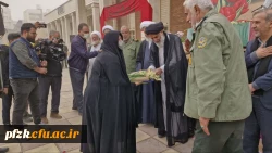 گزارش تصویری از مراسم تشییع شهید گمنام در پردیس حضرت فاطمه الزهرا(س) اهواز