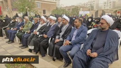 گزارش تصویری از مراسم تشییع شهید گمنام در پردیس حضرت فاطمه الزهرا(س) اهواز