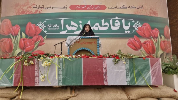 گزارش تصویری از مراسم تشییع شهید گمنام در پردیس حضرت فاطمه الزهرا(س) اهواز