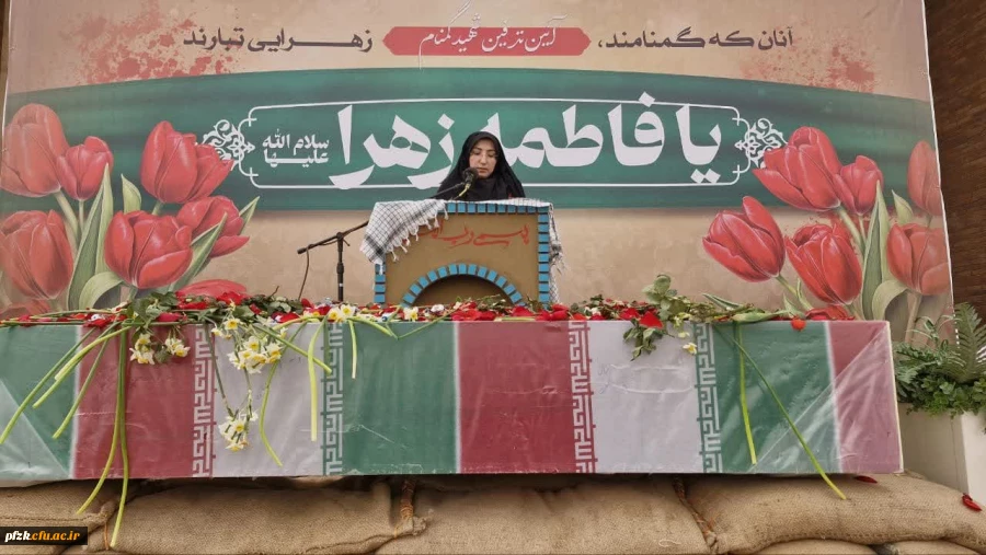 گزارش تصویری از مراسم تشییع شهید گمنام در پردیس حضرت فاطمه الزهرا(س) اهواز