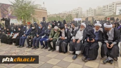 گزارش تصویری از مراسم تشییع شهید گمنام در پردیس حضرت فاطمه الزهرا(س) اهواز
