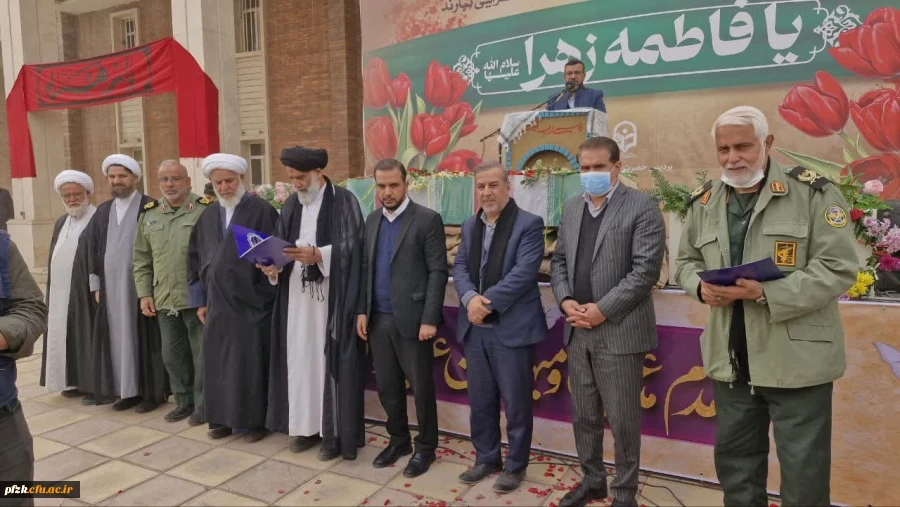 گزارش تصویری از مراسم تشییع شهید گمنام در پردیس حضرت فاطمه الزهرا(س) اهواز