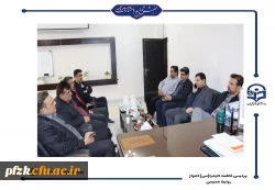 بازدید معاونت اجرایی اداره کل نوسازی مدارس از پروژه ساختمان اداری-آموزشی پردیس حضرت فاطمه الزهرا(س) اهواز