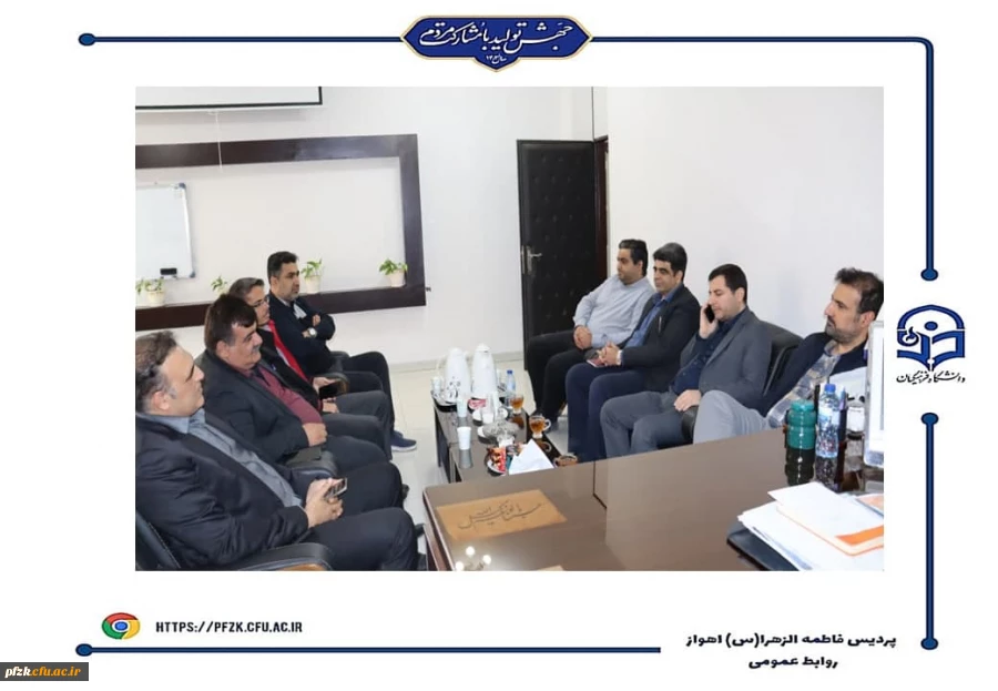 بازدید معاونت اجرایی اداره کل نوسازی مدارس از پروژه ساختمان اداری-آموزشی پردیس حضرت فاطمه الزهرا(س) اهواز