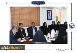 جلسه شورای اداری پردیس حضرت فاطمه الزهرا(س) اهواز