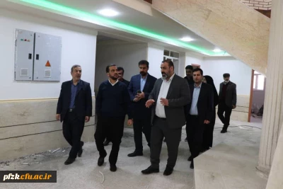 بازدید نماینده مردم اهواز، حمیدیه، باوی و کارون در مجلس شورای اسلامی از پروژه های عمرانی دانشگاه فرهنگیان-پردیس حضرت فاطمه الزهرا(س) اهواز