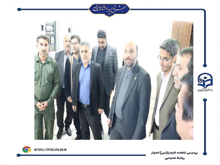 معاون وزیر آموزش و پرورش از پروژه های ساختمان اداری-آموزشی و رفاهی پردیس حضرت فاطمه الزهرا(س) اهواز بازدید کرد.