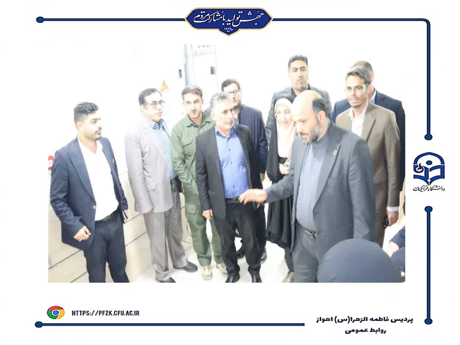 معاون وزیر آموزش و پرورش از پروژه های ساختمان اداری-آموزشی و رفاهی پردیس حضرت فاطمه الزهرا(س) اهواز بازدید کرد.