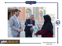  مراسم تجدید میثاق با انقلاب و شهدا در کنار مزار شهید گمنام دانشگاه فرهنگیان-پردیس حضرت فاطمه الزهرا(س) اهواز