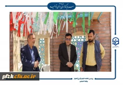 نشست خبری دانشگاه فرهنگیان خوزستان با حضور ریاست دانشگاه و سرپرست پردیس حضرت فاطمه الزهرا(س) اهواز