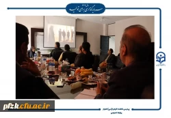 نشست خبری دانشگاه فرهنگیان خوزستان با حضور ریاست دانشگاه و سرپرست پردیس حضرت فاطمه الزهرا(س) اهواز