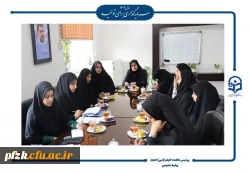 جلسه شورای صنفی در پردیس حضرت فاطمه الزهرا(س) اهواز