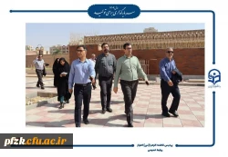 بازدید مدیر کل طرح، برنامه و بودجه دانشگاه فرهنگیان کشور از پردیس حضرت فاطمه الزهرا(س) اهواز