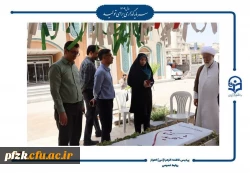 بازدید مدیر کل طرح، برنامه و بودجه دانشگاه فرهنگیان کشور از پردیس حضرت فاطمه الزهرا(س) اهواز