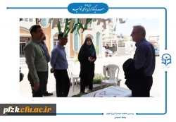 بازدید مدیر کل طرح، برنامه و بودجه دانشگاه فرهنگیان کشور از پردیس حضرت فاطمه الزهرا(س) اهواز