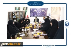 برگزاری جلسه کمیته آموزشی با محوریت امتحانات در پردیس حضرت فاطمه الزهرا(س) اهواز