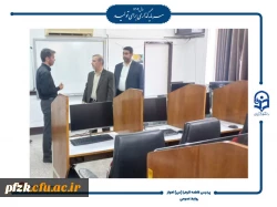 بازدید رییس دانشگاه فرهنگیان خوزستان از روند آماده سازی برای مصاحبه های چند برابر ظرفیت در پردیس حضرت فاطمه الزهرا (س) اهواز