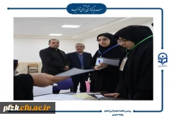 بازدید رئیس دانشگاه فرهنگیان از نخستین روز مصاحبه های جذب دانشجومعلم در پردیس حضرت فاطمه الزهرا(س) اهواز