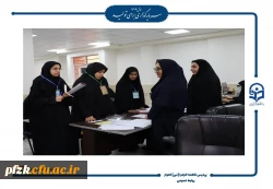 بازدید رئیس دانشگاه فرهنگیان از نخستین روز مصاحبه های جذب دانشجومعلم در پردیس حضرت فاطمه الزهرا(س) اهواز