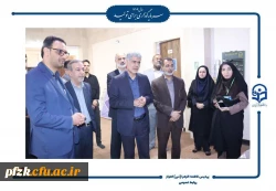 بازدید رئیس مرکز سنجش و پایش کیفیت آموزشی وزارت آموزش و پرورش و مدیرکل آموزش و پرورش خوزستان از فرآیند مصاحبه داوطلبان آزمون سراسری دانشگاه فرهنگیان- پردیس حضرت فاطمه الزهرا (س) اهواز