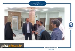 بازدید نماینده مردم اهواز، باوی، حمیدیه و کارون در مجلس شورای اسلامی و مدیرکل نوسازی مدارس استان خوزستان از ساختمان در آستانه افتتاح دانشگاه فرهنگیان – پردیس حضرت فاطمه  الزهرا(س) اهواز  