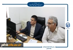 بازدید نماینده امور مالی سازمان مرکزی از واحد مالی دانشگاه فرهنگیان فاطمه الزهرا(س) اهواز 