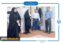 بازدید سرپرست پردیس حضرت فاطمه الزهرا(س) اهواز از مجموعه خوابگاه های دانشجویی 