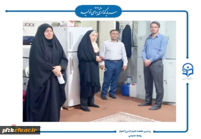 بازدید سرپرست پردیس حضرت فاطمه الزهرا(س) اهواز از مجموعه خوابگاه های دانشجویی 