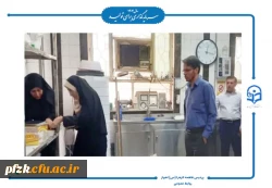 بازدید سرپرست پردیس حضرت فاطمه الزهرا(س) اهواز از مجموعه خوابگاه های دانشجویی 