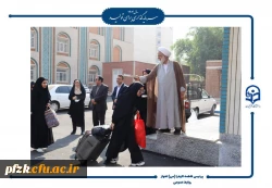 آیین افتتاحیه دوره فرهنگی زیارتی «سراج» و اعزام ۹۰ نفر از دانشجومعلمان پردیس حضرت فاطمه الزهرا(س) اهواز به مشهد مقدس برگزار شد.  