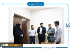 بازدید رئیس دانشگاه فرهنگیان از پردیس حضرت فاطمه الزهرا(س) به مناسبت هفته کتاب