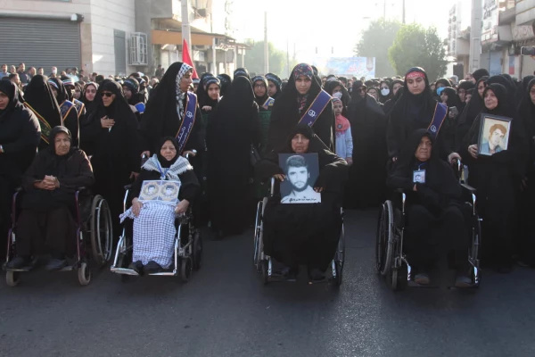 مراسم تشییع پیکر مطهر شهدای گمنام در اهواز