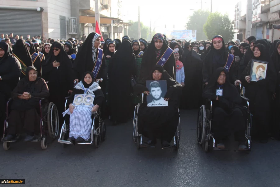 مراسم تشییع پیکر مطهر شهدای گمنام در اهواز