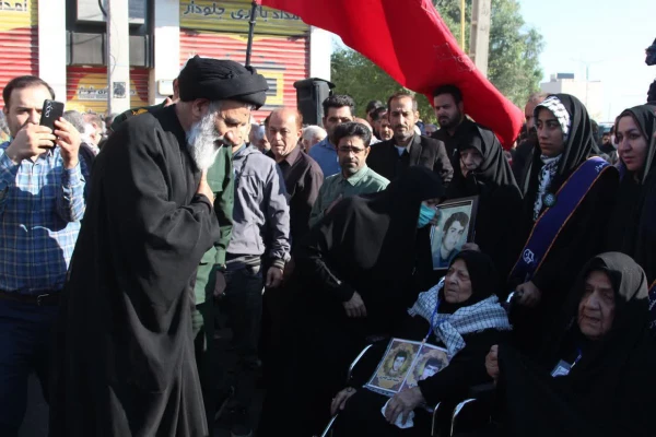 مراسم تشییع پیکر مطهر شهدای گمنام در اهواز