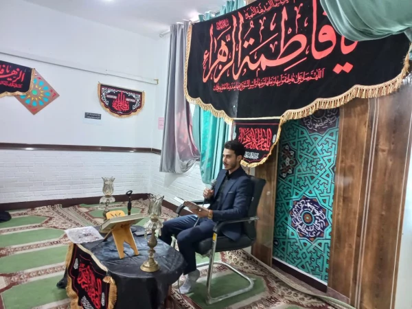 برگزاری مراسم سوگواری شهادت حضرت فاطمه زهرا (س) در پردیس فاطمه زهرا(س) اهواز