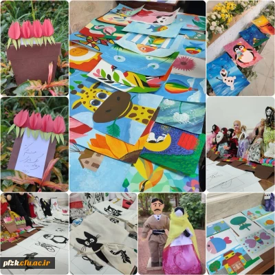 گزارش ژوژمان کارگاه نقاشی و کاردستی دانشگاه فرهنگیان حضرت فاطمه الزهرا(س) اهواز