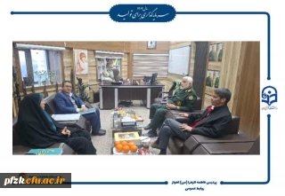 دیدار ریاست دانشگاه فرهنگیان خوزستان با مدیر کل حفظ آثار و نشر ارزش های دفاع مقدس استان خوزستان