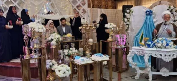 جشن ازدواج دانشجویی دانشجو معلمان دانشگاه فرهنگیان خوزستان 