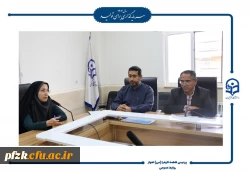 جلسه شورای اداری در پردیس حضرت فاطمه الزهرا(س) اهواز 
